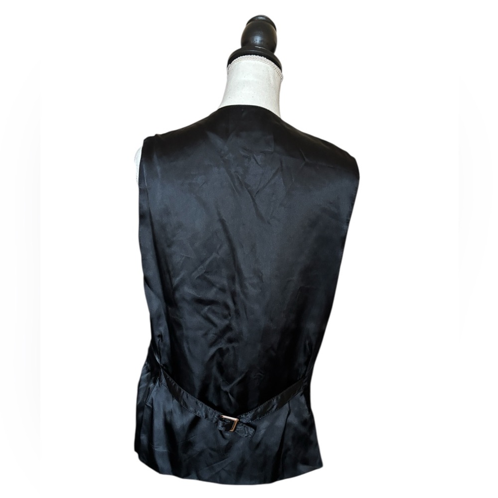 90s Vintage Patchwork Leather Western Style Studd… - image 3